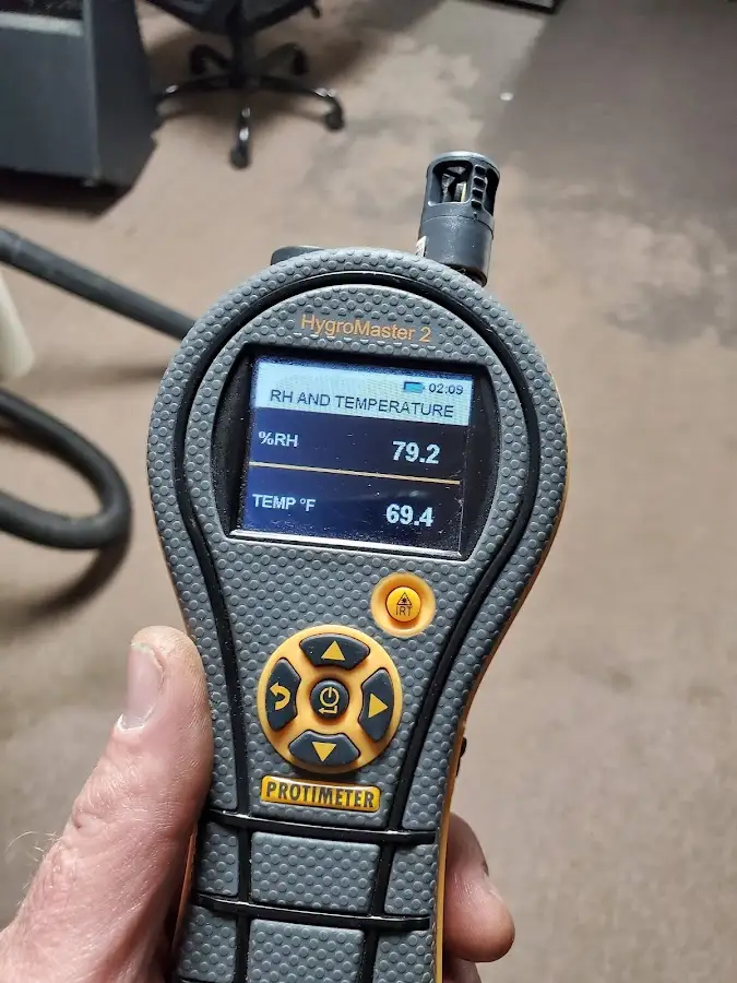 Moisture meter humidity assessment for Fire & Smoke Damage Restoration in Charleston