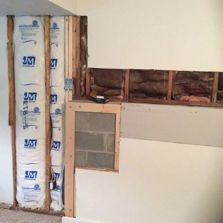 Wall insulation replacement during Structural Drying in Charleston